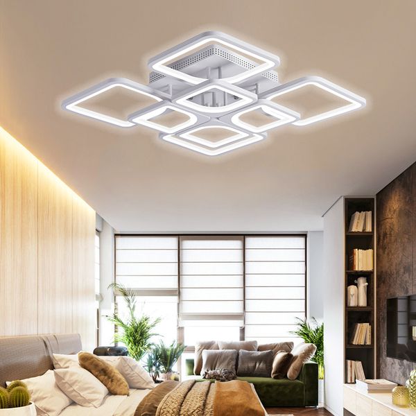 2019 Modern Led Ceiling Lights App Remote Control Dimmable Light For Living Room Bedroom Fixture Indoor Home Decorative Lights From Ok360 128 65