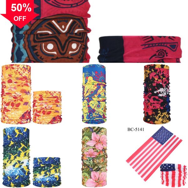 

lzzfr fashion outdoor sport letter hiking scarves magic sunscreen seamless bandanas riding absorption sweat elasticity scarf