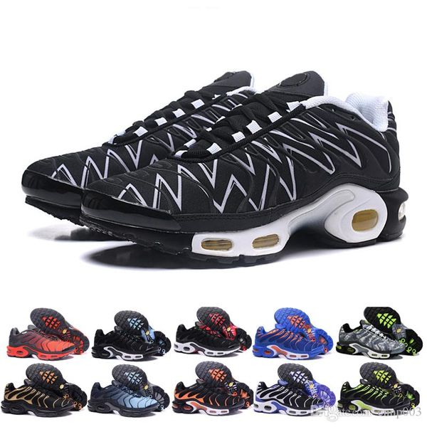 

2019 дизайнер плюс tn se жадные кроссовки мужские тренеры chaussures tns ультра дышащие кроссовки zapatillas de sports schuhe размер 40-46, Black