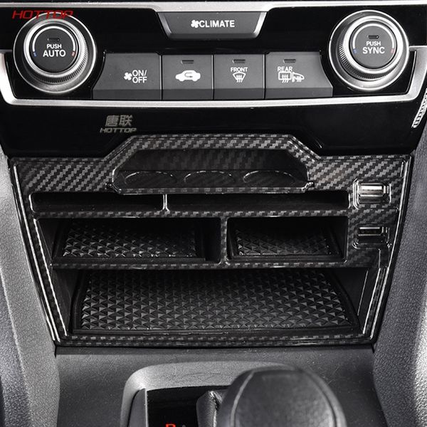 

abs black car center console armrest box storage case set for 2018 10th