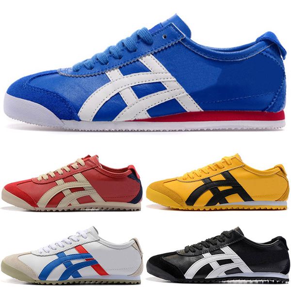 

GEL Asic Onitsuka Tiger Mexico 66 jogging luxury mens designer trainers triple-s white black blue sneakers red yellow red mens sport shoes