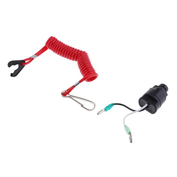 

universal boat engine motor push button kill sswitch and lanyard set kit