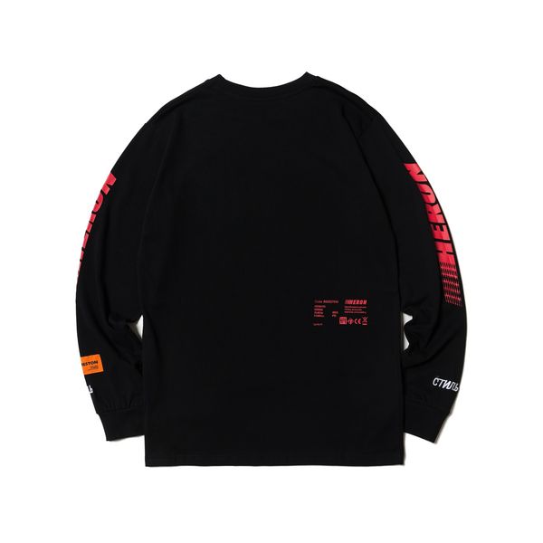 

2019 Новый хип-хоп уличной одежды Heron Preston HP Crewneck Письмо с вышивкой логотип футболка