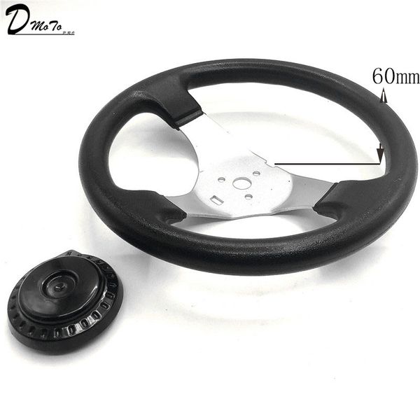 

300mm 30cm steering wheel with cap assy fit for diy china go kart buggy karting atv utv bike parts