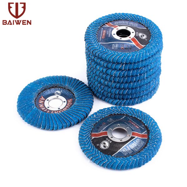 

125mm 5 inch professional flap discs sanding discs 60grit grinding wheels blades for angle grinder 2-10pcs