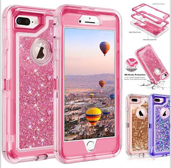 

Bling cry tal liquid glitter 360 protect de igner phone ca e robot hockproof non waterproof back cover for new iphone 11 note 10 plu ca e