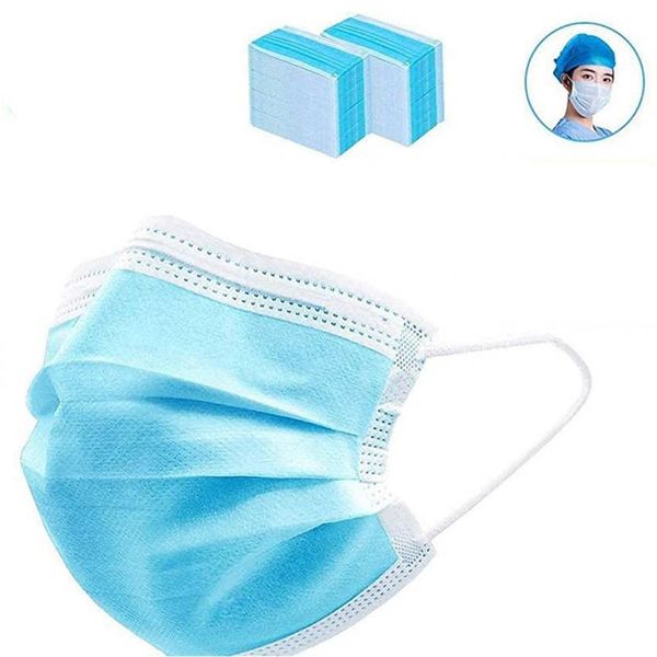 

3 маски слоя пыль синей маска дышащего ушной рот facecomfortable sanitarywith