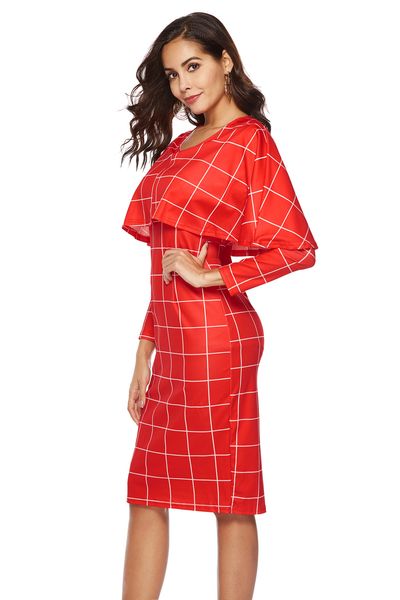 

european and american women's clothing lattice dress plaid dresses, White;black