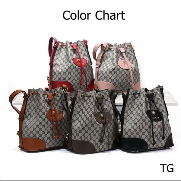 

2020 new ladies new classic fashion leather handbag shoulder bag ladies wild business bag elegant bucket bag