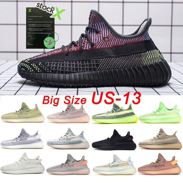 

yecheil men women running shoes kanye west luxury shoes a3 men women designers casual shoes cloud white black static full reflective sneaker