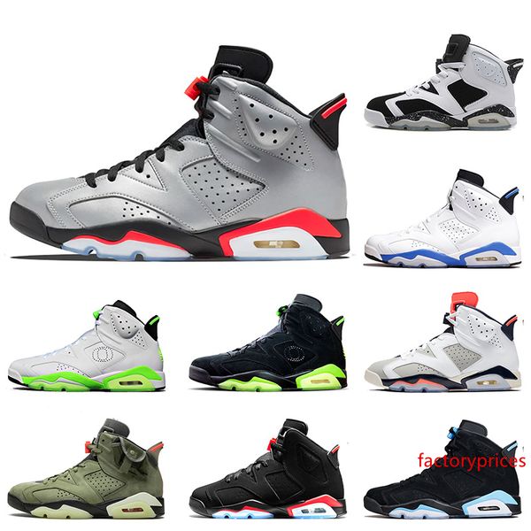 

new fashion men travis scott 6 basketball shoes mens cny carmine 6s gatorade green tinker unc black cat jumpman space jam sneakers us7-13