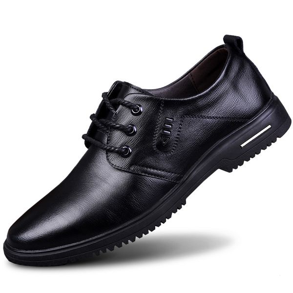 

business men's shoes, Black