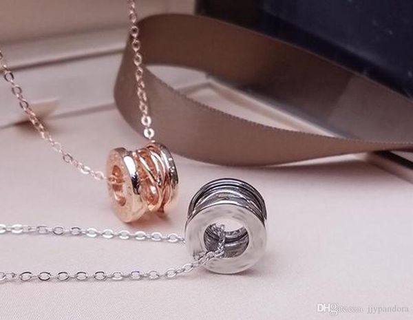

fahmi fashion trend men and women openwork necklace rose white gold two color pseudo gold material wedding jewelry necklace ing, Silver