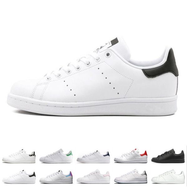 

discounts women men new stan shoes fashion smith sneakers casual shoes black white green leather sport classic flats 36-44