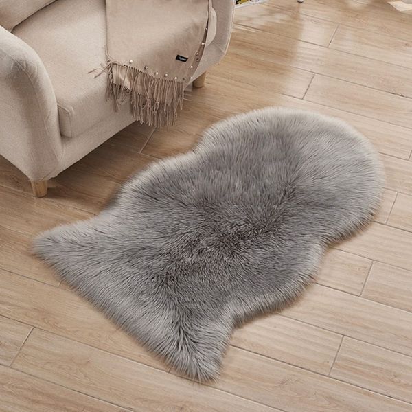 

soft artificial sheepskin rug carpet chair cover artificial wool warm hairy carpets skin fur area rugs for living room