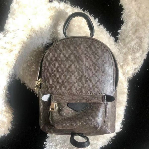 

2020 women's leather fashion backpack backpack shoulder bag presbyopia palm spring mini backpack crossbody bag mobile wallet