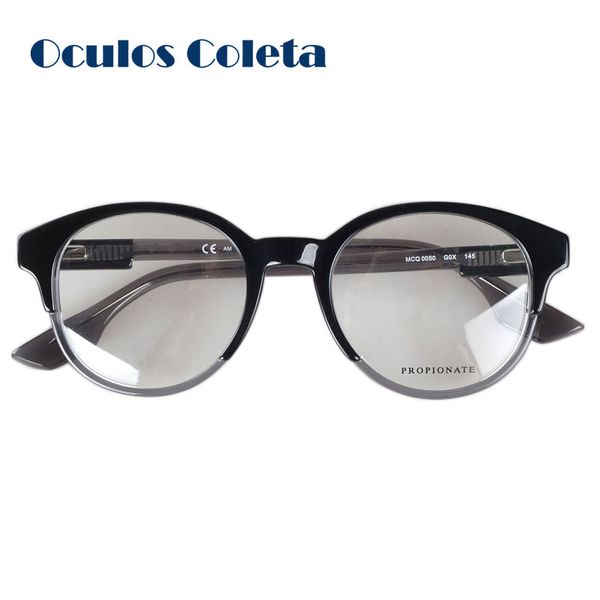 

vintage round eyeglasses frames women, Black