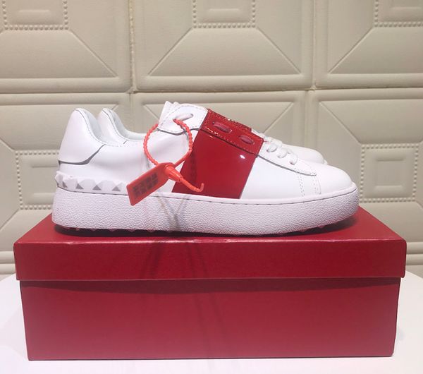 

fashion designer mens and womens brand shoes low-leather sneakers logo print tonguecasual sneakers size 35-46, Black