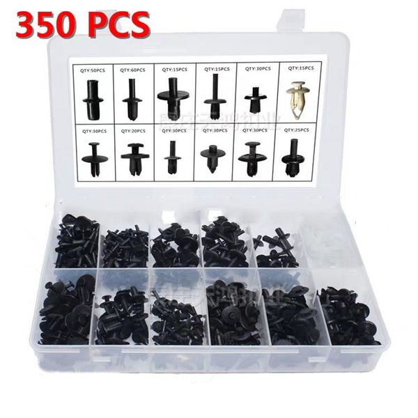 

350pcs boxed buckle car accessories home decoration dashboard pendant auto accessorie nail expansion screw modified repair