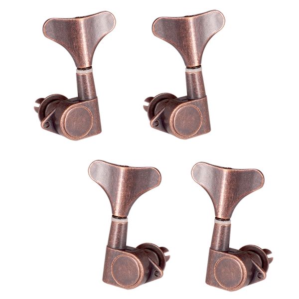 

fish tail buttons bass string tuners pegs keys machine heads 2l2r red bronze