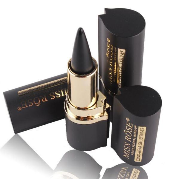

MISS ROSE Eye Liner Sticker Wateroroof Makeup Eyes Pencil Longwear Black Gel Eyeliner Make Up EyeLiner lapis de olho delineador