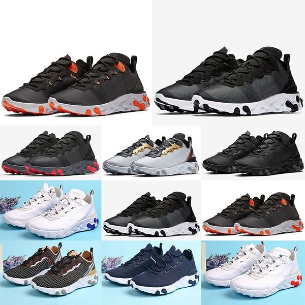 

2019 React Element 55 Chaussure Mens Running Shoes Trainers Undercover X Upcoming Designer Sports Shoes Men Sneakers 40-45