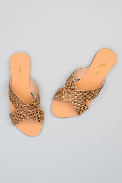 

bambi bronze women 's slippers f0416201599, Black
