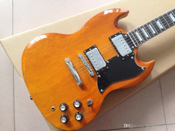 

new arrival electric guitar customized trapezoidal inlay fingerboard ,selling guitar , can be shipped quickly