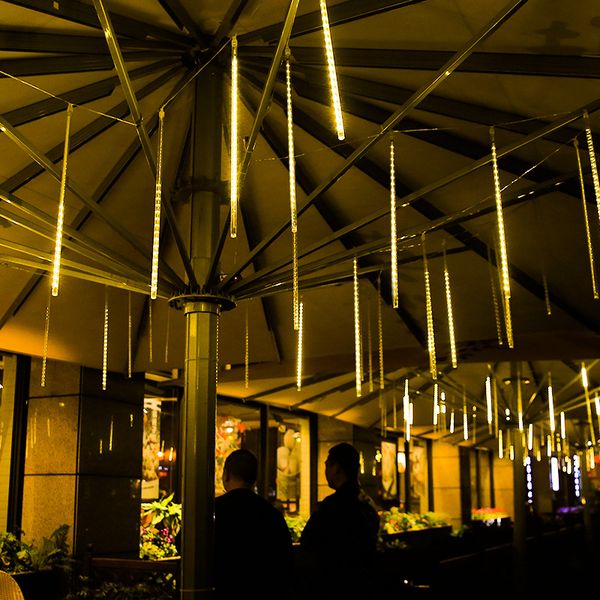 

valentine waterproof 50cm 8 tube holiday meteor shower rain led string lights for indoor outdoor garden wedding party decor tree 30cm