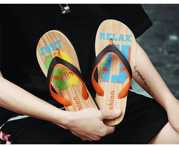 

designer rubber non-slip sandals slippers for men designer flower printed beach flip flops slipper summer hawaii beach slippers, Black