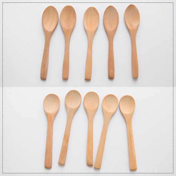 

wooden jam spoon children honey spoon coffee tea seasoning spoons kitchen tools tableware dinnerware spoons 13*2.7cm
