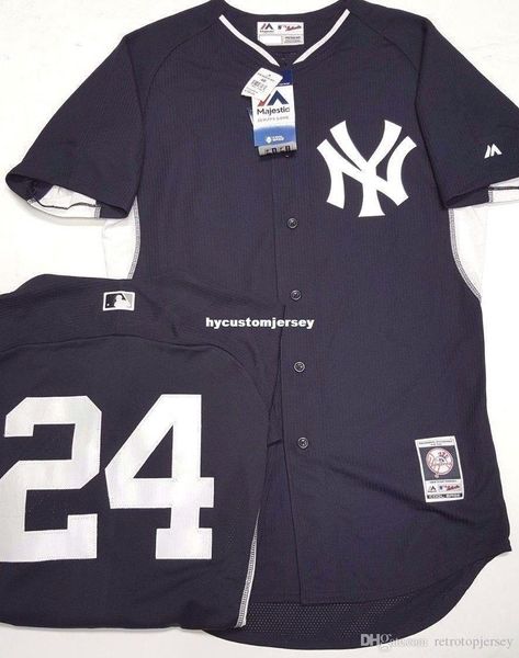 

gary sanchez #24 cool base navy jersey majestic stitched baseball jerseys, Black;blue