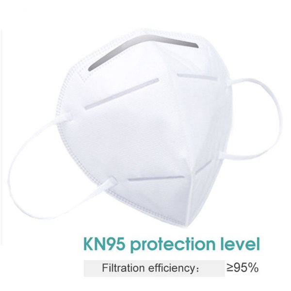 

10pc kn95 mask breathing white cotton ear-loop mouth masks for germ protection ce certified