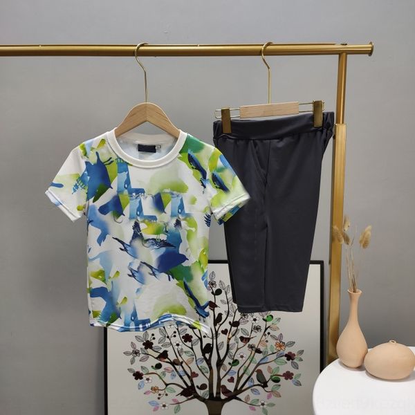

dzwdz quick-drying set breathable perspiration printing short-sleeved 2020 children's quick-drying 2020 set children's suit breath