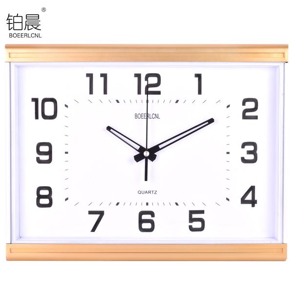 

large wall clock silent living room square bedroom silent clock wall watch creative quartz reloj de pared gift ideas fz244