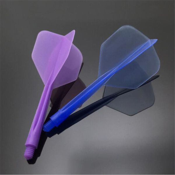

3pcs/lot professional durable anti-fall 75mm plastic darts flights 6 colors dart flights 2ba screw soft in-one dart flight