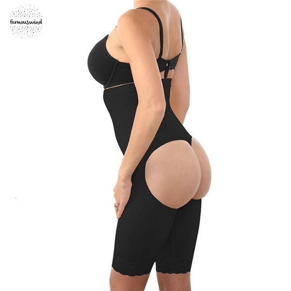 

формирователь талия управления butt высокий тренер бедро lifter всего тела shapewear bodysuit бесшовные трусики корректирующее белье body sh, Black;white