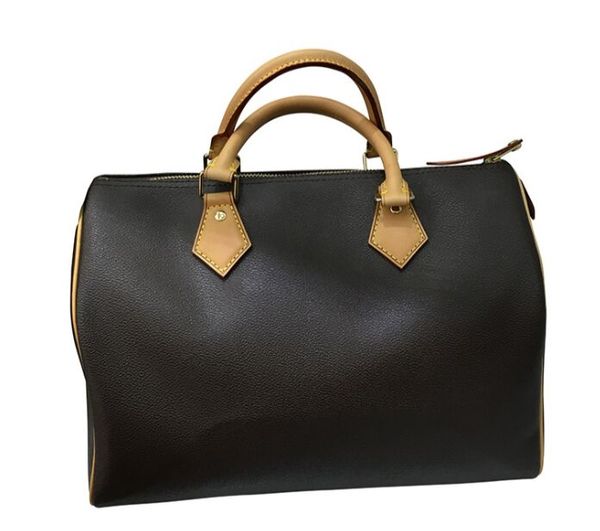 

SPEEDY hotselling classic Top quality lady genuine oxidizing Leather handbag WITHOUT shoulder strap purse tote bag tp010