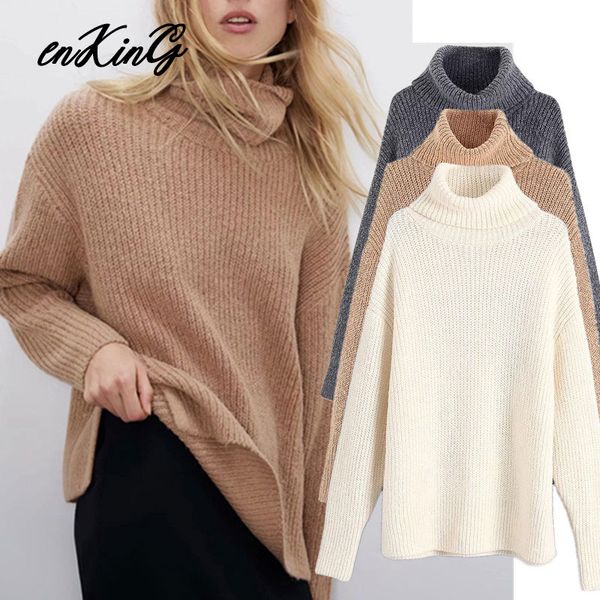 

2019 england style vintage elegant solid turtleneck soft wool winter sweaters women pull femme sweaters women pullovers, White;black
