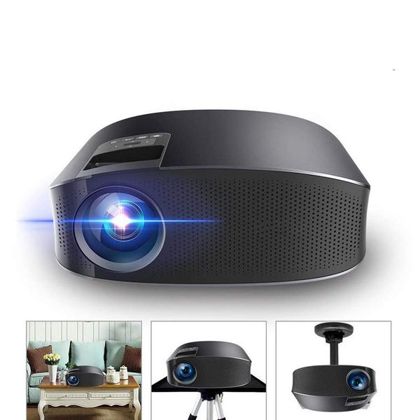 

yg-600 portable video mini projector 2000 lumens projector support 1080p hd for movie/game/home theater with hdmi/vga /usb/sd/av input