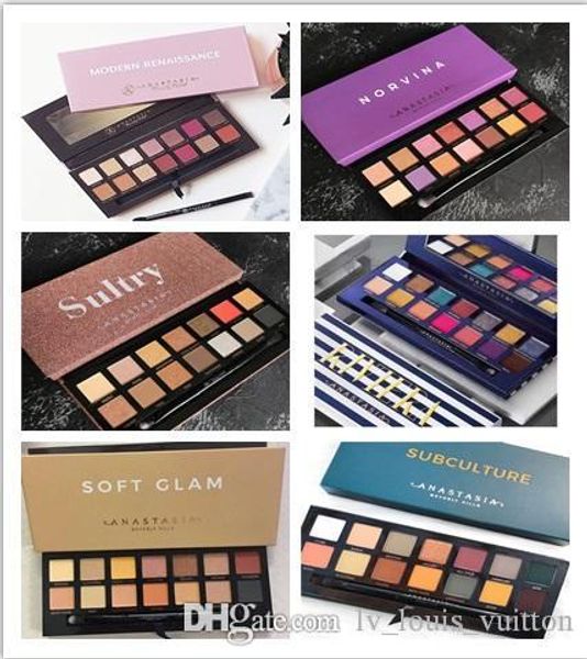 

anastasia beverly hills riviera sultry norvina modern renaissance prism soft glam matte waterproof makeup 14 color eye shadow palette