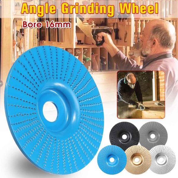 

94mm flat plane wood angle grinding wheel 16mm bore wood carving disc angle grinder disc sanding abrasive tool