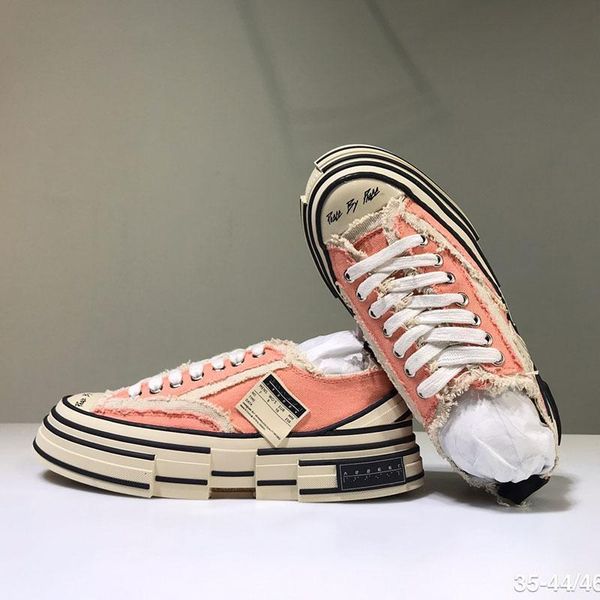 

new luxury xvessel g.o.p. lows canvas shoes mens women fashion designer vessel tripe s piece by piece speed casual shoes l14, Black