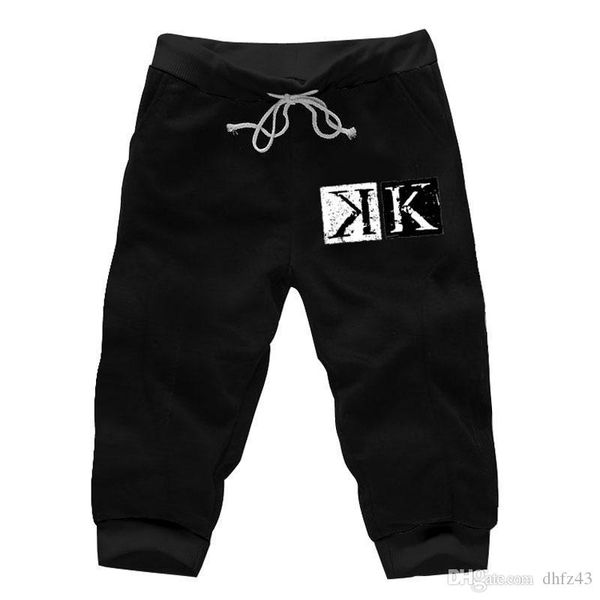 

anime k return of the kings shorts knee length sweatpants cotton casual short harem pocket tracksuit copslay athleisure trousers, White;black
