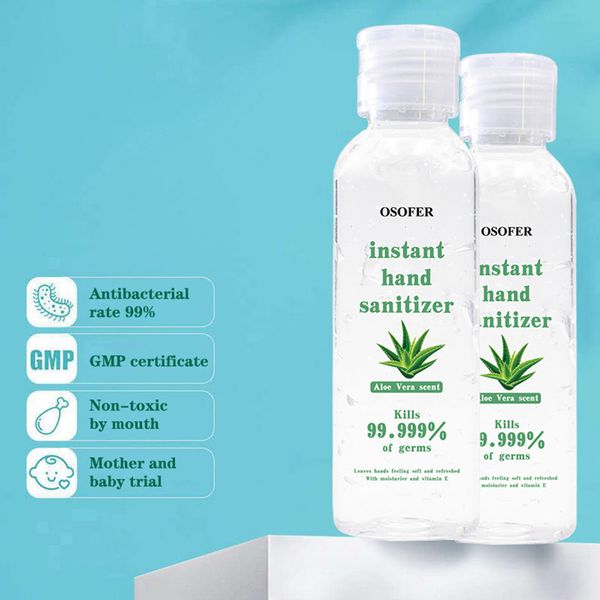 

100ml intant hand sanitizer anti-bacteria moisturizing portable instant aloe fen-flavor cleansing hand sanitizer