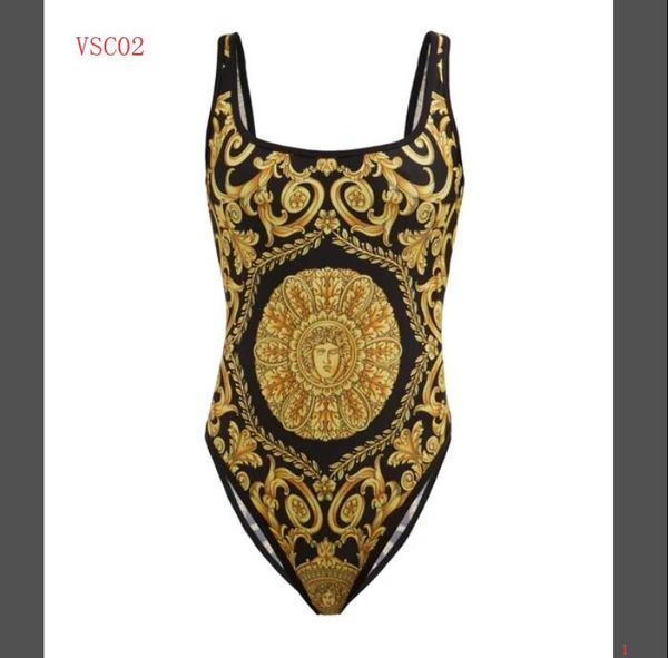 

сексуальная марка женские бикини костюмы с фирменными узорами летние купальники женщины l0g0 цельный купальник спинки пляжная одежда s-xl 2, White;black