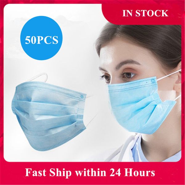 

in stock profession anti dust mask pre sale 50pcs one time mask pm2.5 disposable elastic mouth soft breathable face mask n95