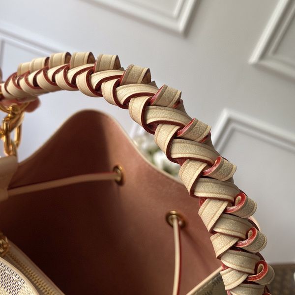 

handbag in 2020 summer reappearance surprise canvas bag body with woven leather handle latter manual edge dye confirm outstanding originalit