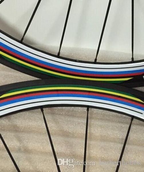 

rainbow 60mm bike clincher tubular road bike wheelset full carbon profile clincher wheelset matte glossy finish