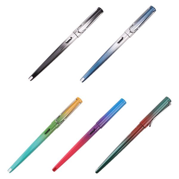 

14cm fashion gradient pen-type brush pumping ink sac watercolor pen calligraphy art painting supplies supply writing tool